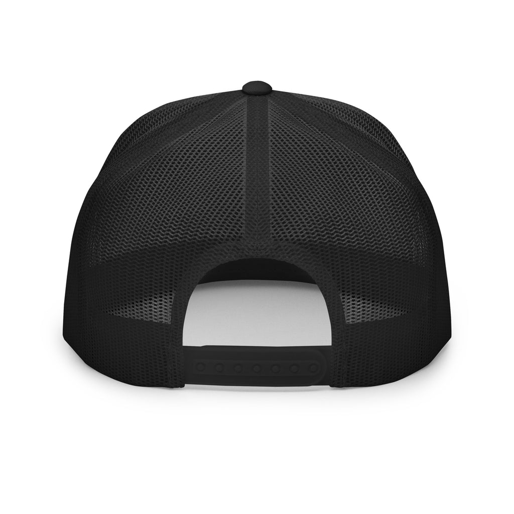 "Writer" Trucker Cap Multi Color/White