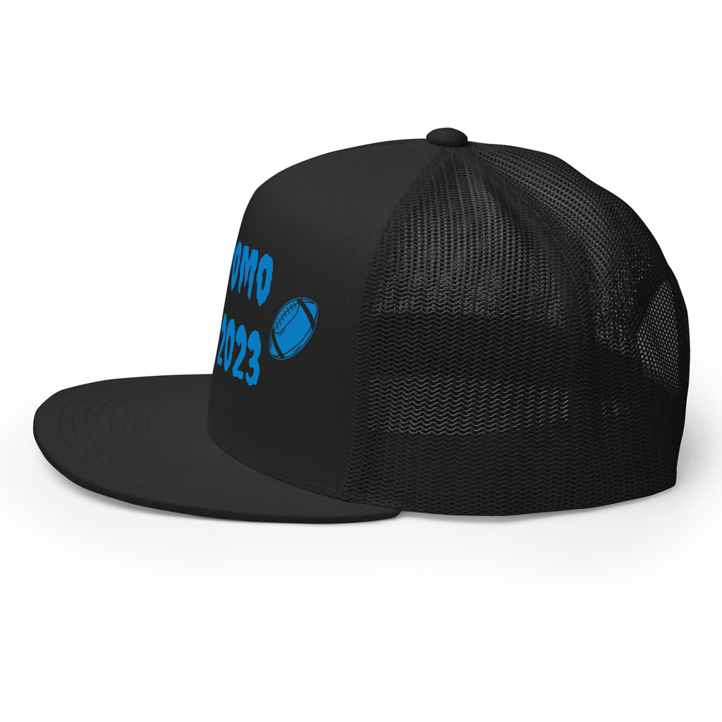 "Football" Trucker Cap Multi Color/Light Blue