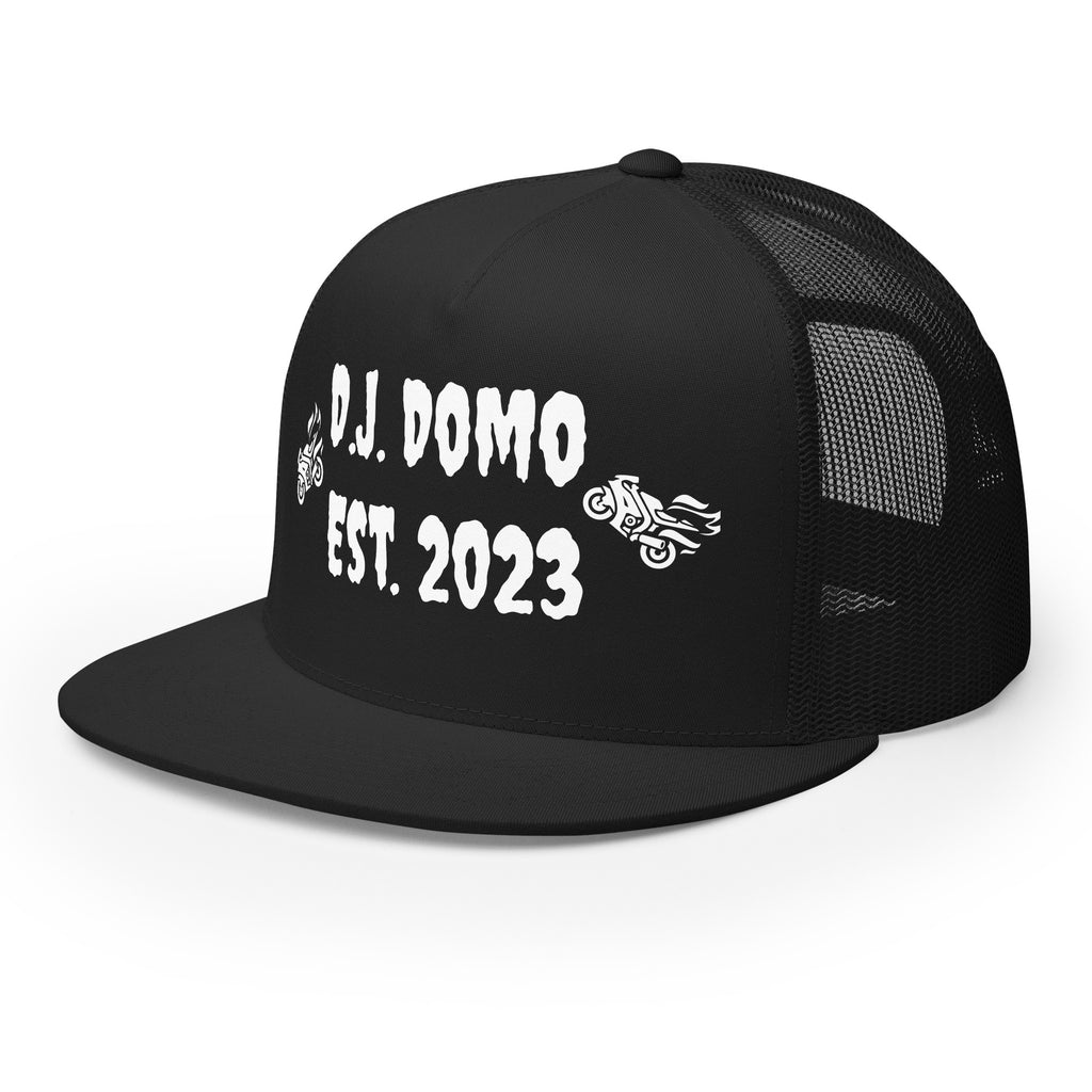 "Biker" Trucker Cap Multi Color/White