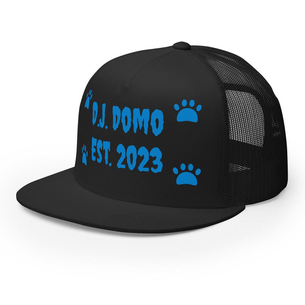 "Dog Paws" Trucker Cap Multi Color/Light Blue