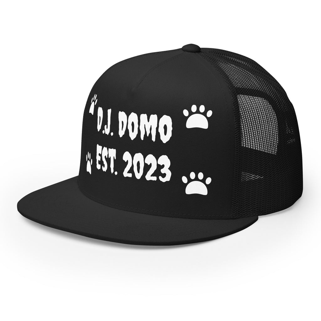 "Dog Paws" Trucker Cap Multi Color/White