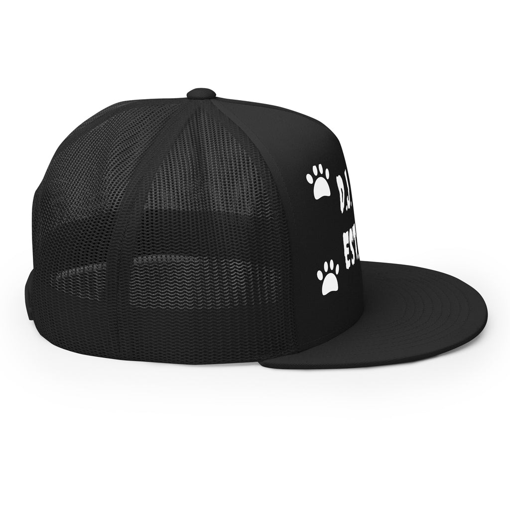"Dog Paws" Trucker Cap Multi Color/White