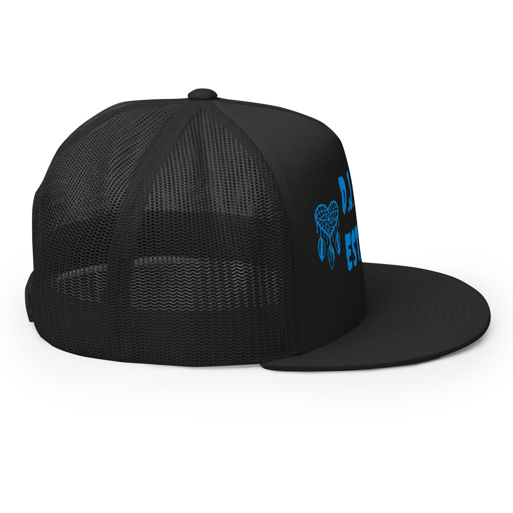"Heart Catchers" Trucker Cap Multi Color/Light Blue