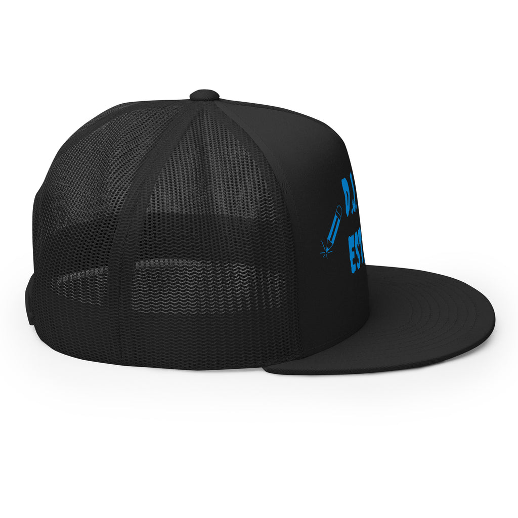 "Writer" Trucker Cap Multi Color/Light Blue