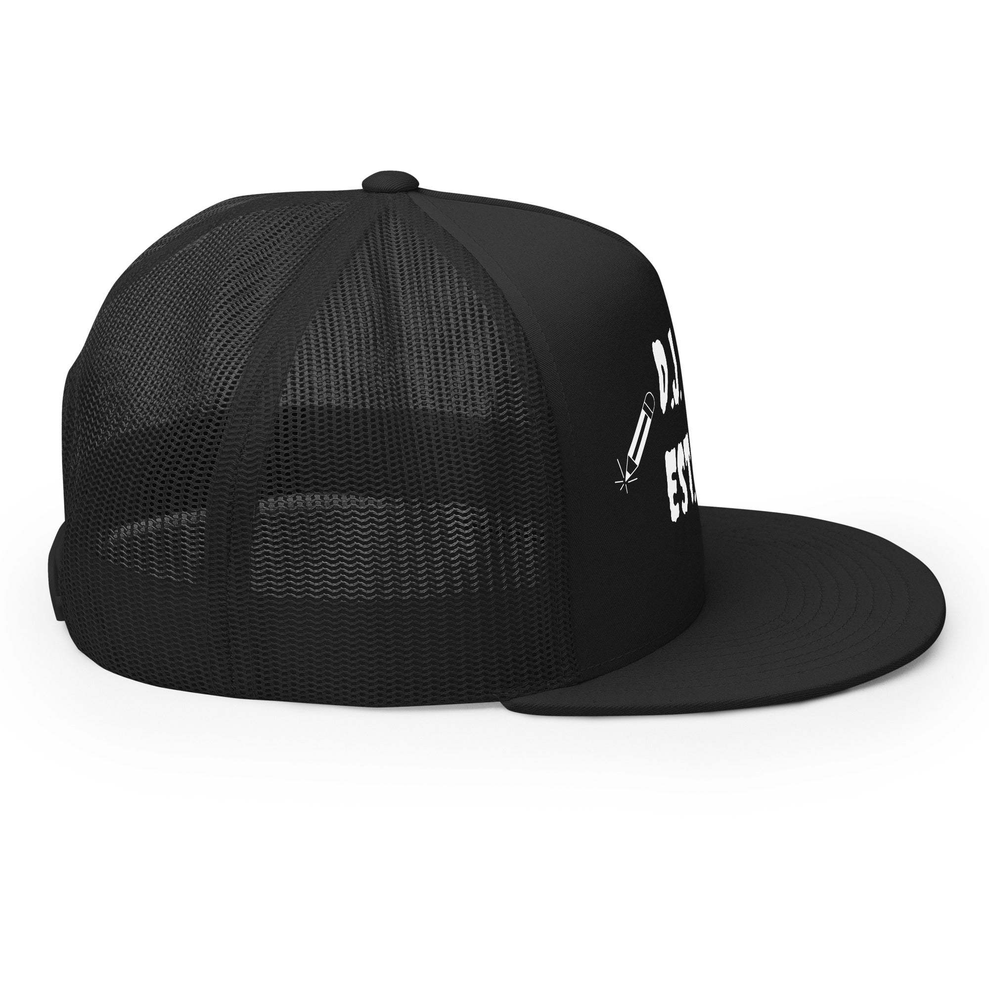 "Writer" Trucker Cap Multi Color/White
