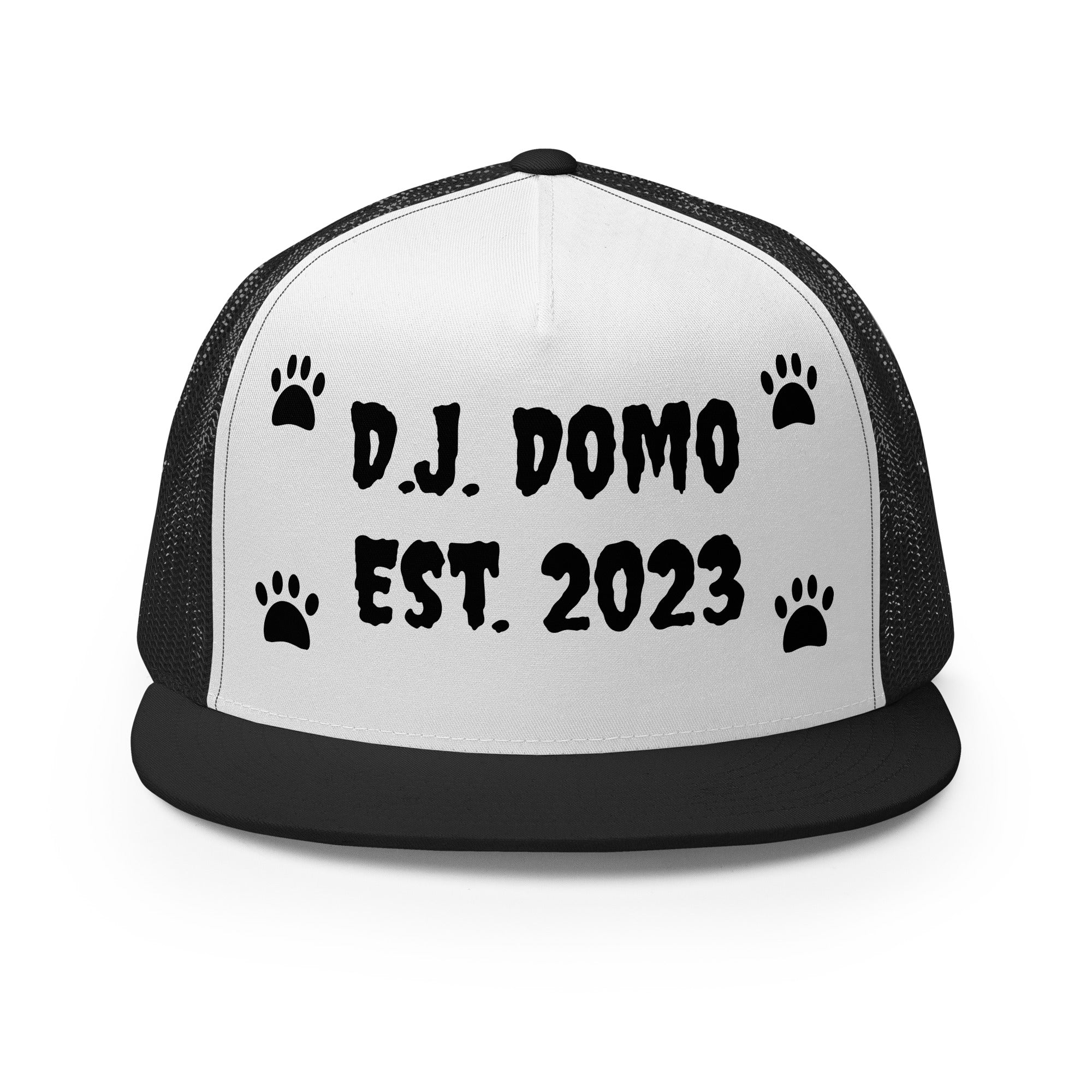 "Dog Paws" Trucker Cap Multi Color/Black