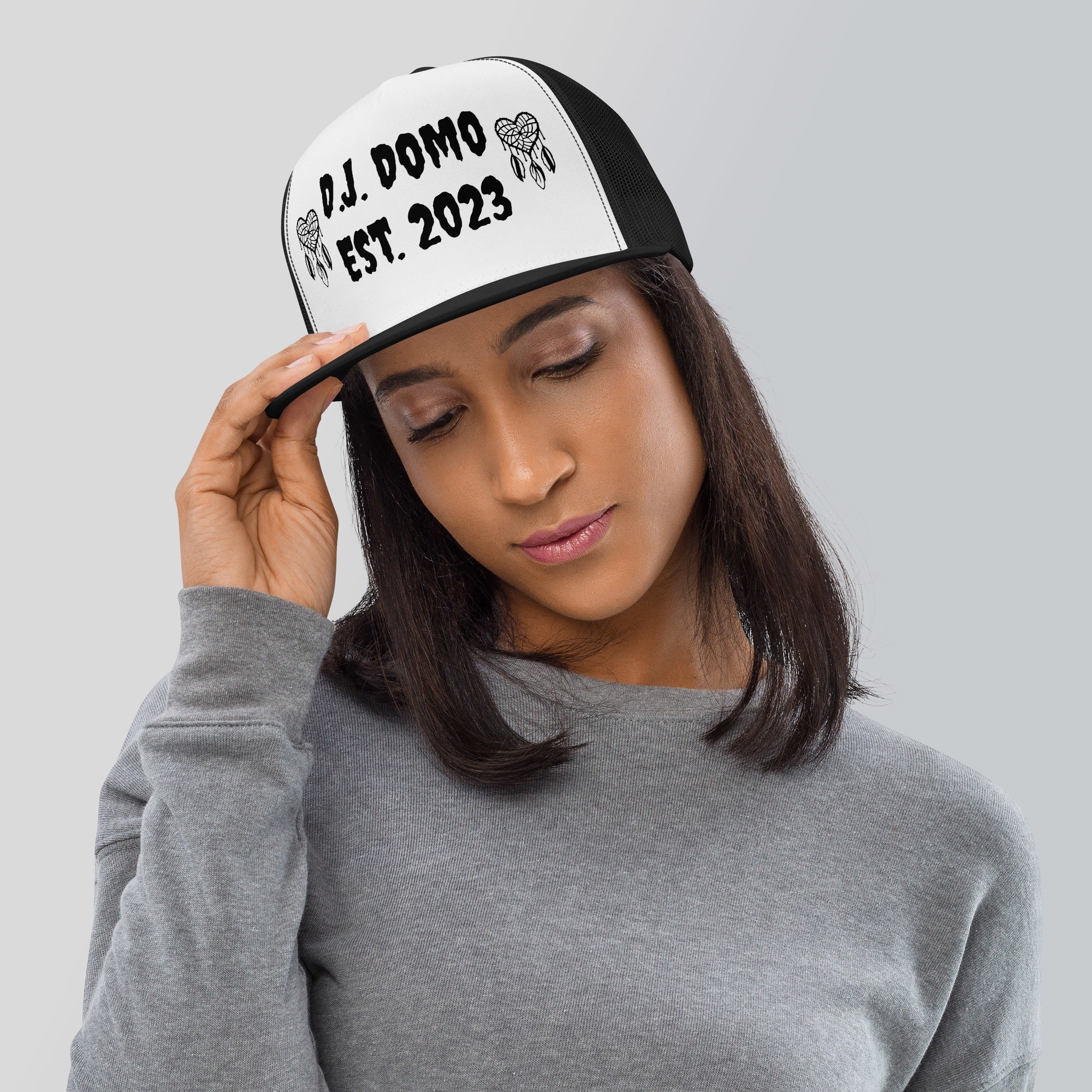 "Heart Catchers" Trucker Cap Multi Color/Black