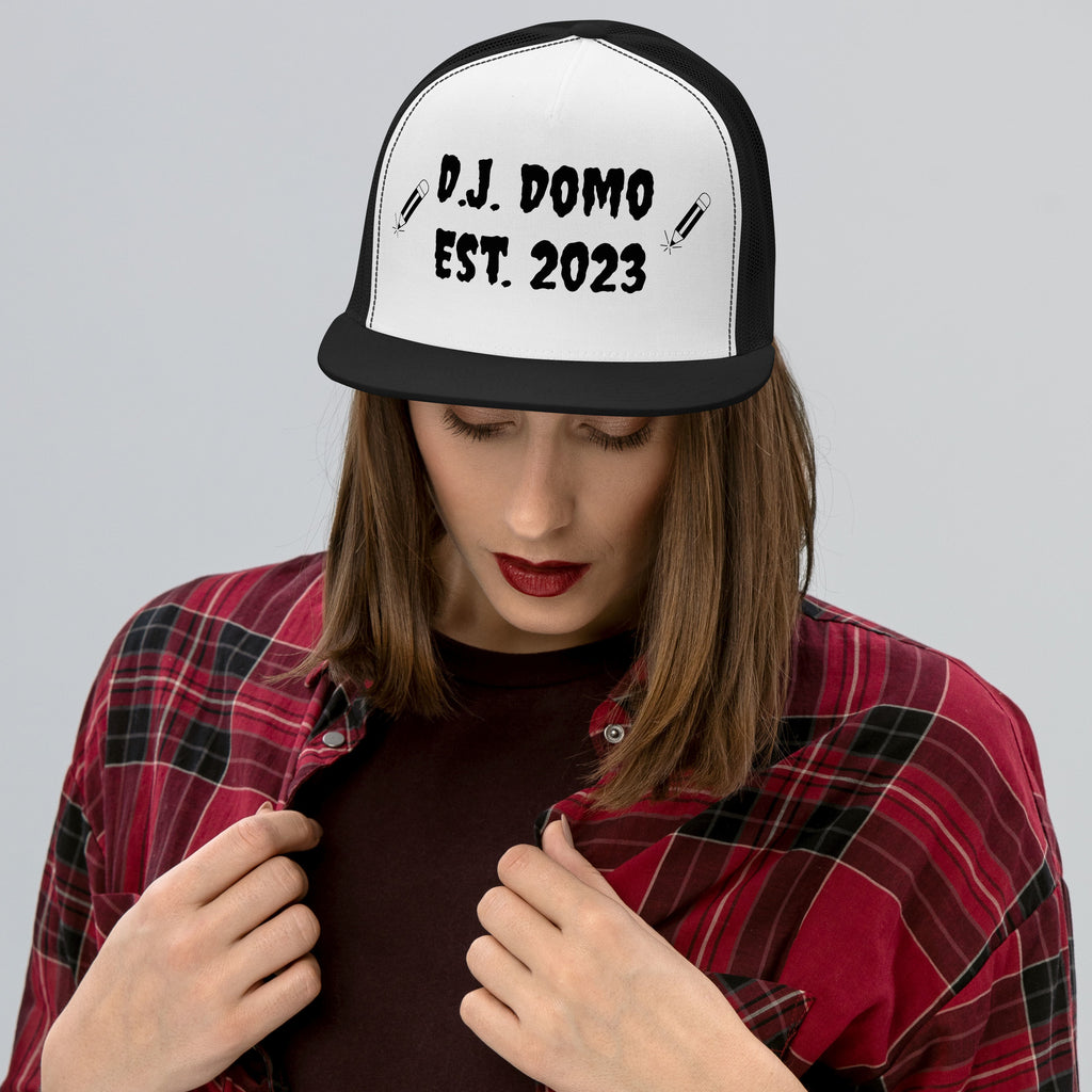 "Writer" Trucker Cap Multi Color/Black