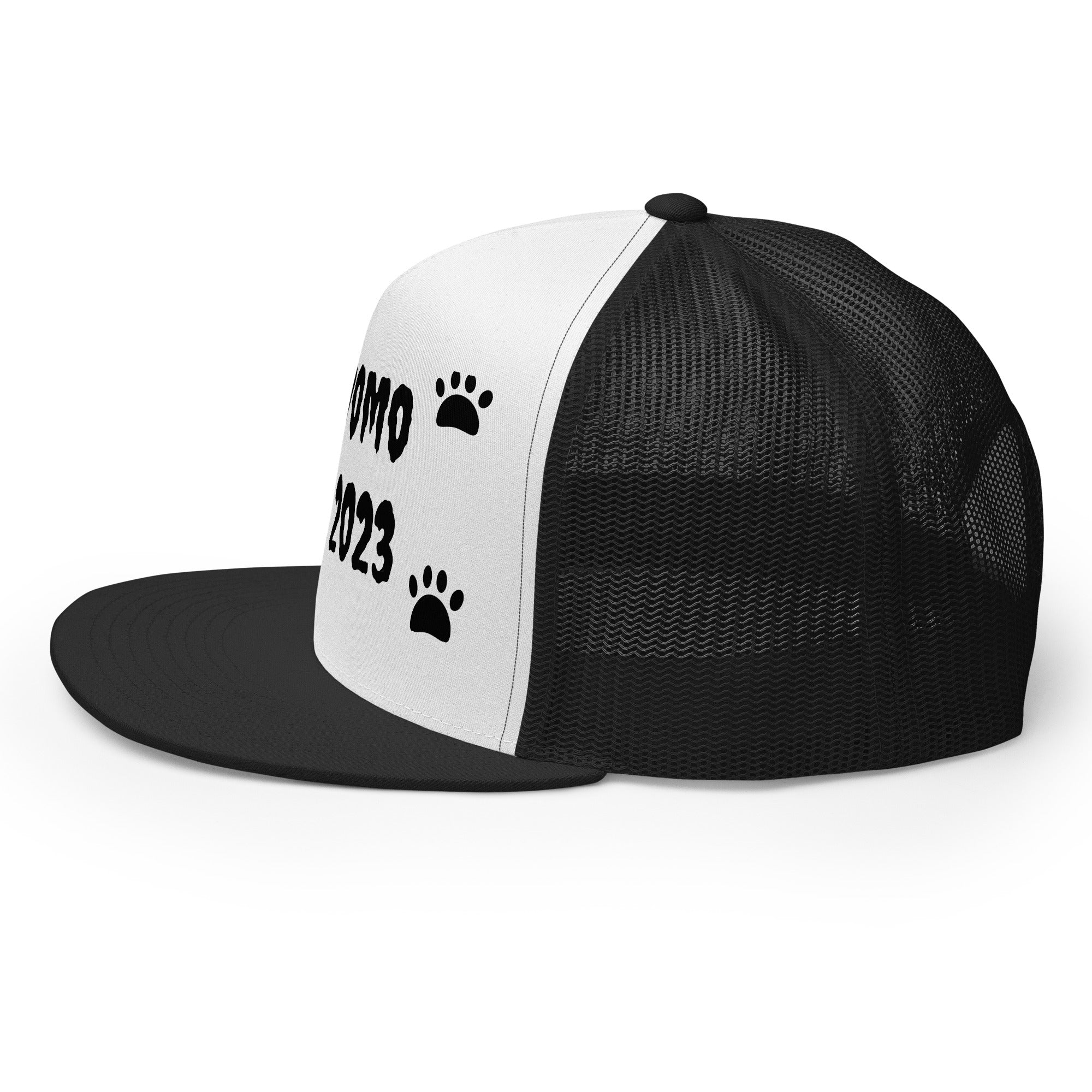 "Dog Paws" Trucker Cap Multi Color/Black