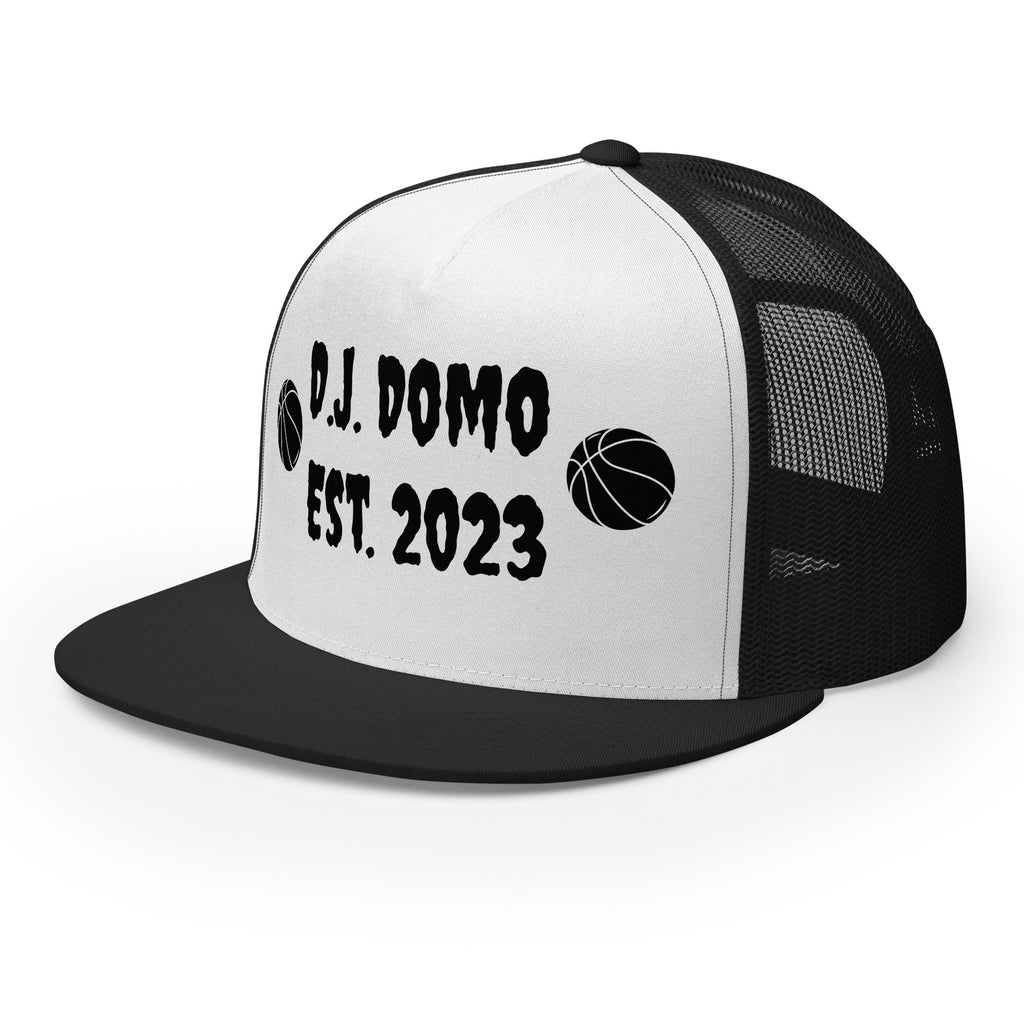 "Basketball" Trucker Cap Multi Color/Black