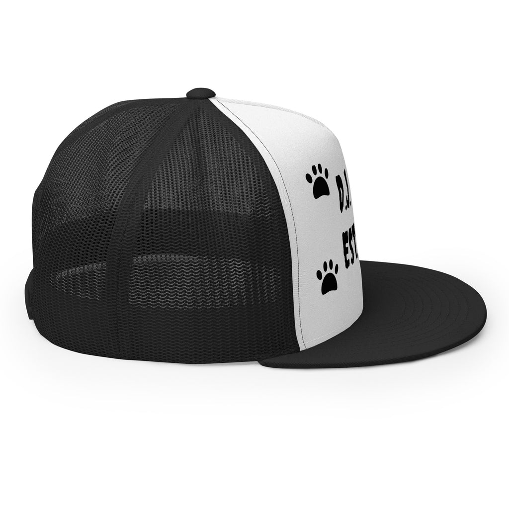 "Dog Paws" Trucker Cap Multi Color/Black