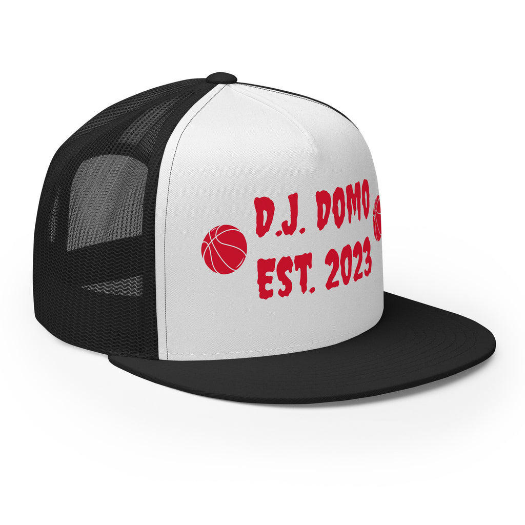 "Basketball" Trucker Cap Multi Color/Red