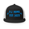 "Biker" Trucker Cap Multi Color/Light Blue