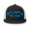 "Basketball" Trucker Cap Multi Color/Light Blue