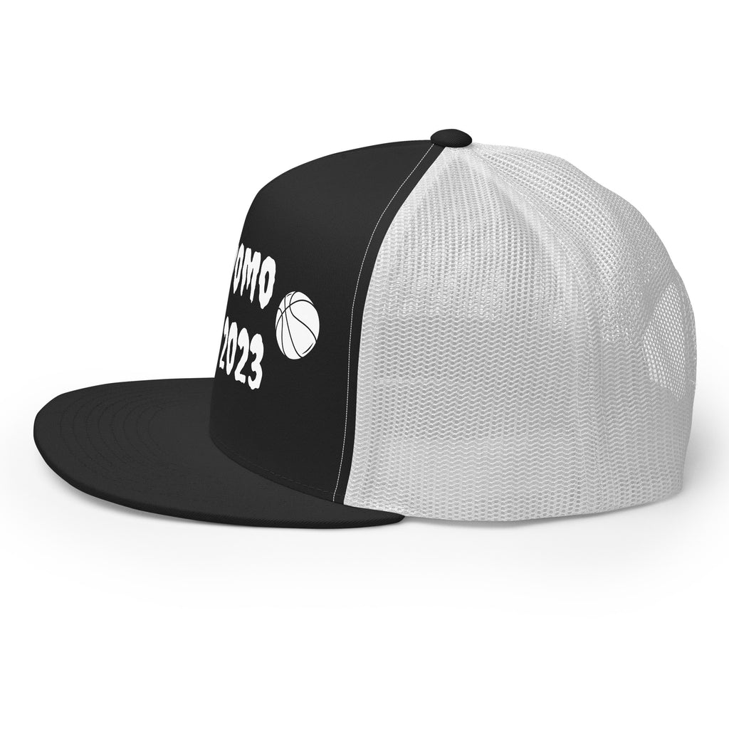 "Basketball" Trucker Cap Multi Color/White