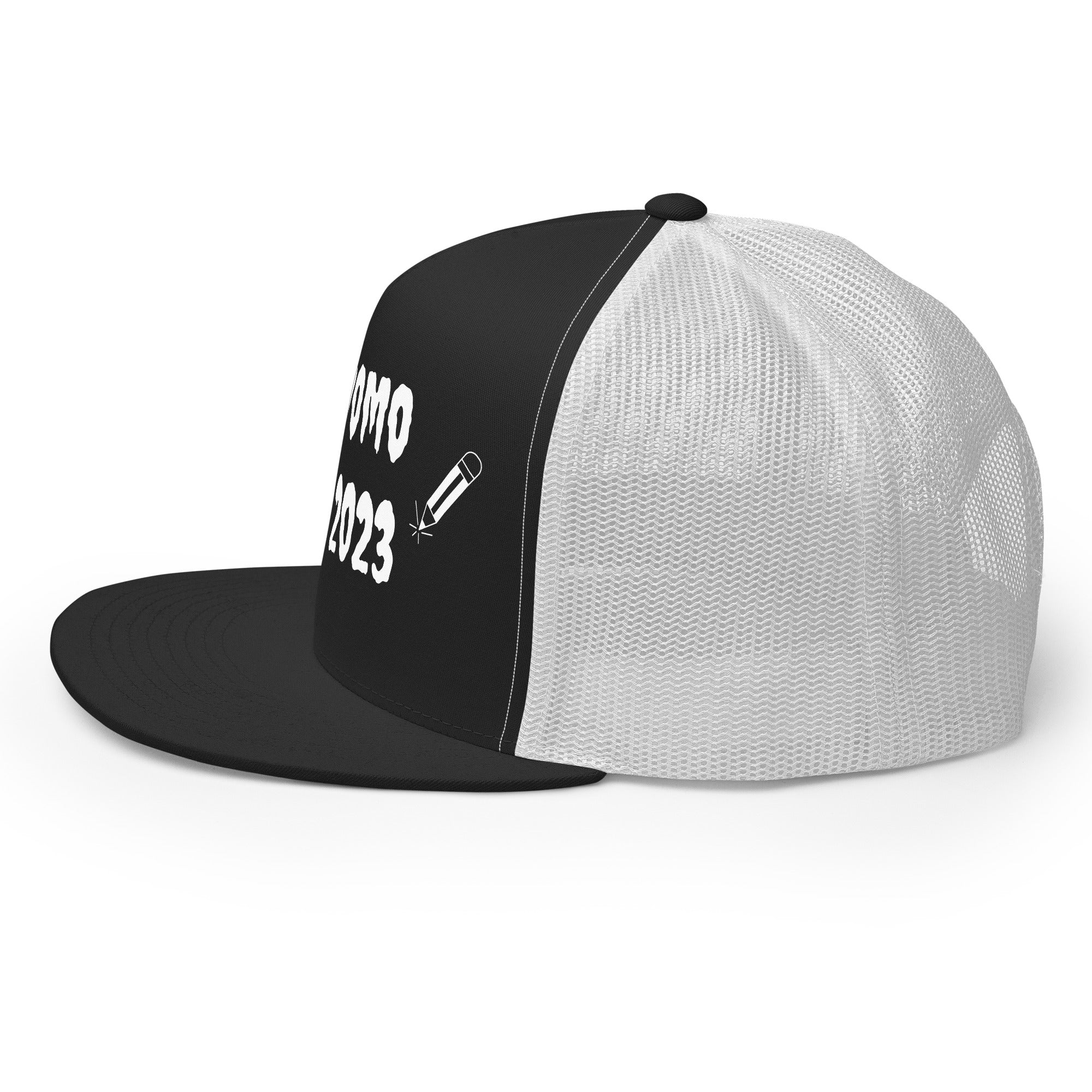 "Writer" Trucker Cap Multi Color/White