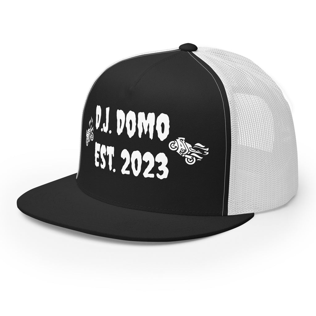 "Biker" Trucker Cap Multi Color/White