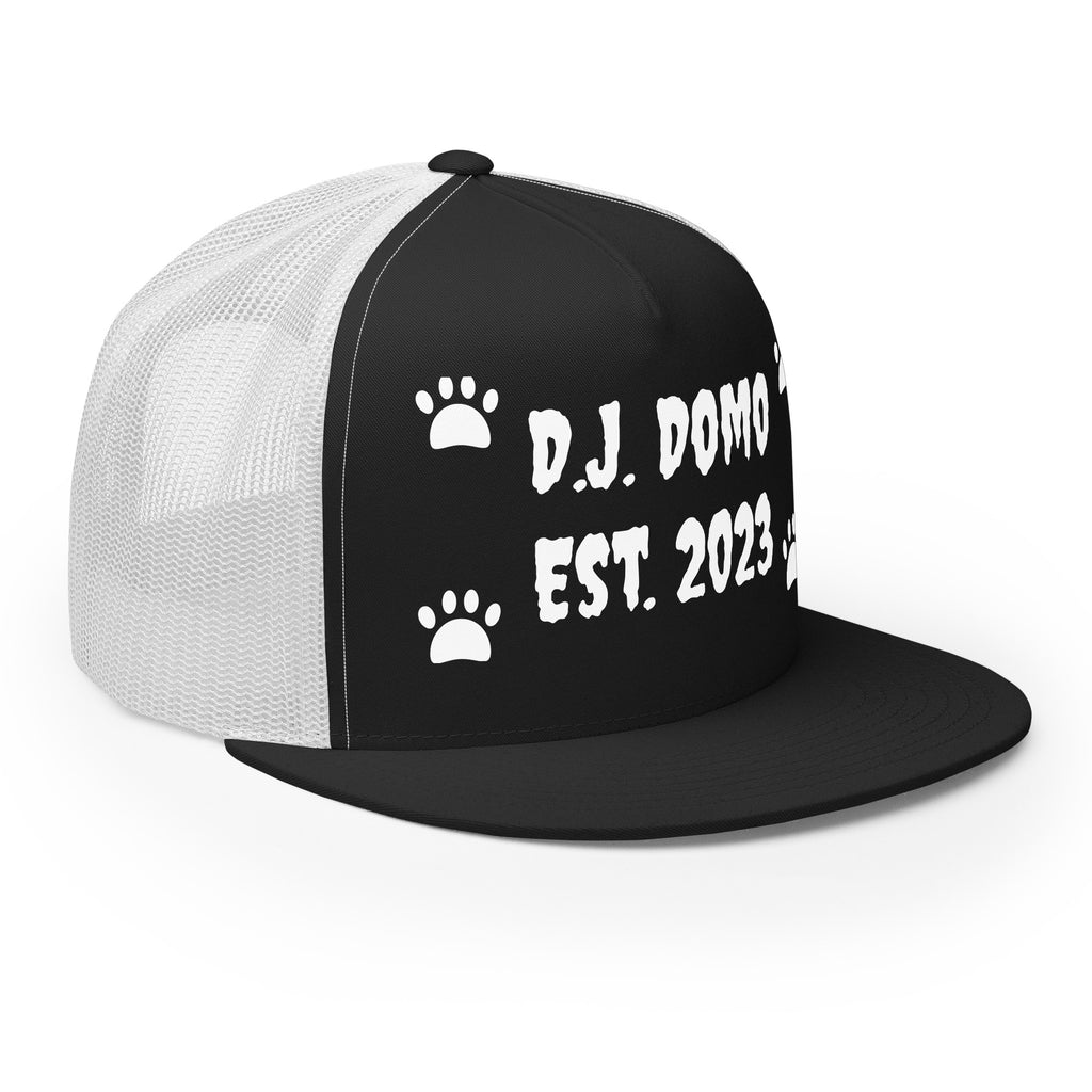 "Dog Paws" Trucker Cap Multi Color/White
