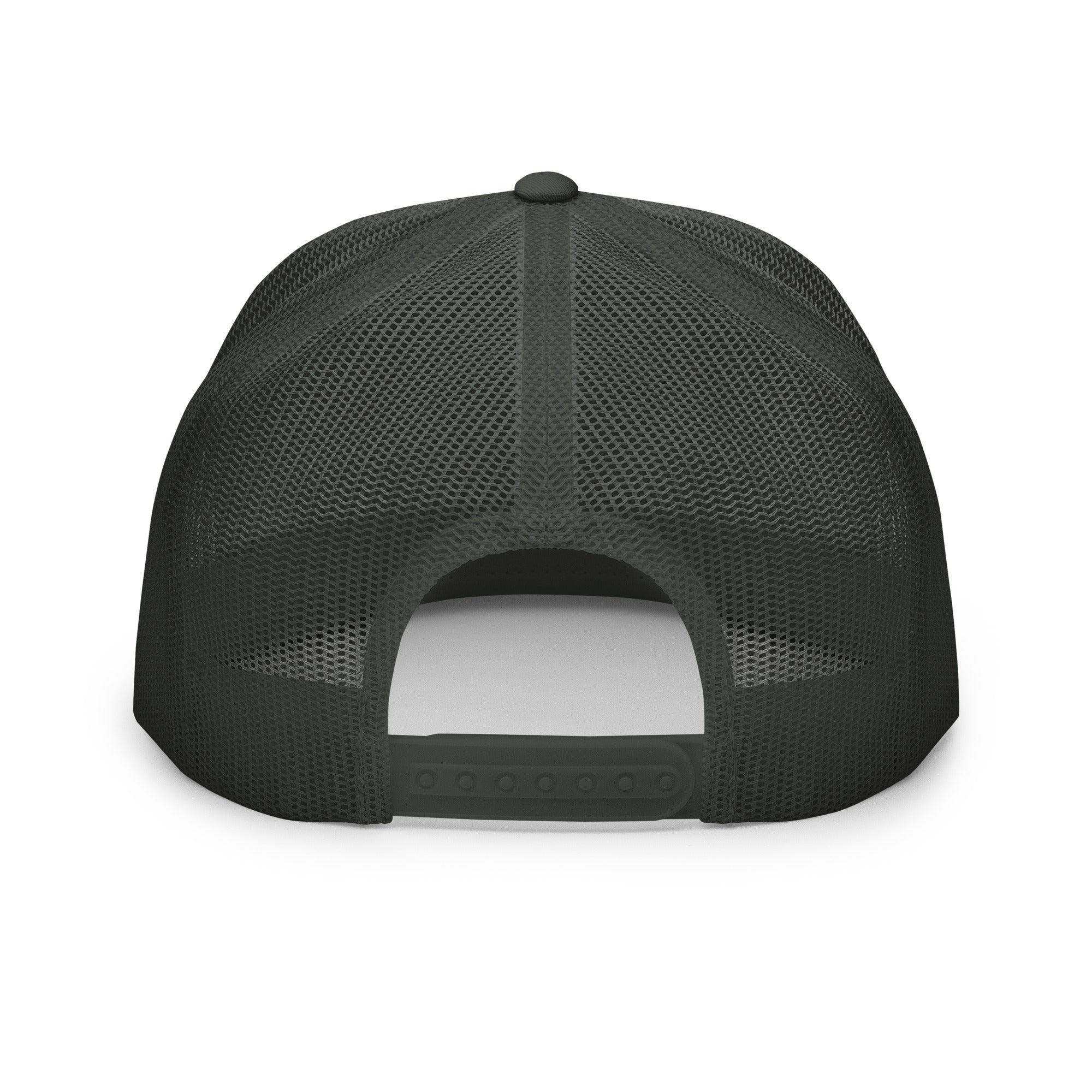 "Biker" Trucker Cap Multi Color/Light Blue