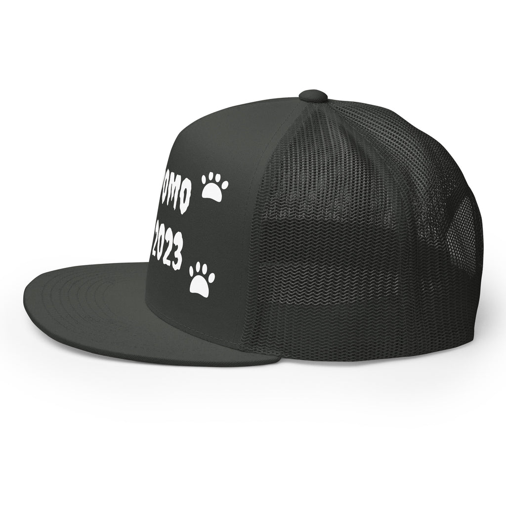 "Dog Paws" Trucker Cap Multi Color/White