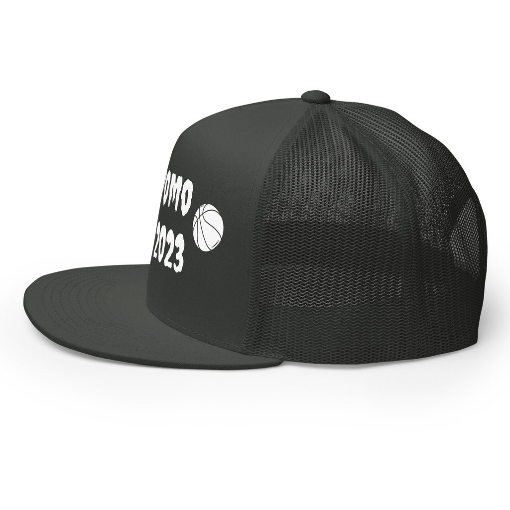 "Basketball" Trucker Cap Multi Color/White