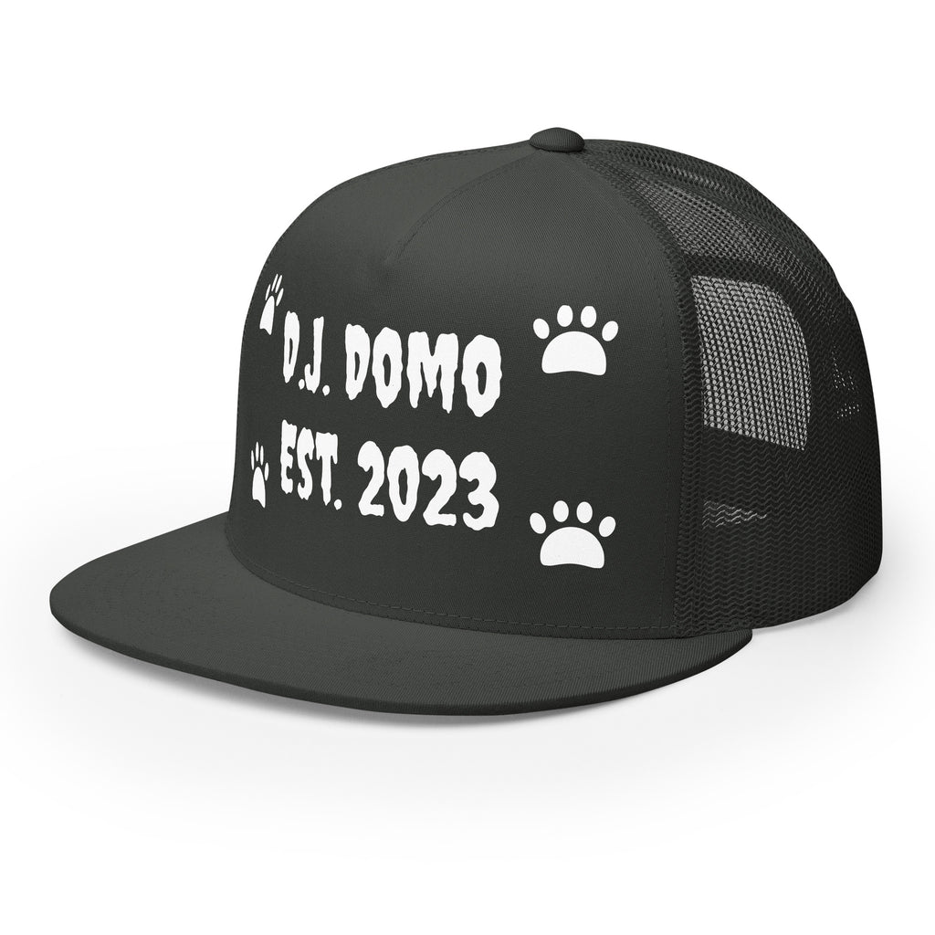 "Dog Paws" Trucker Cap Multi Color/White