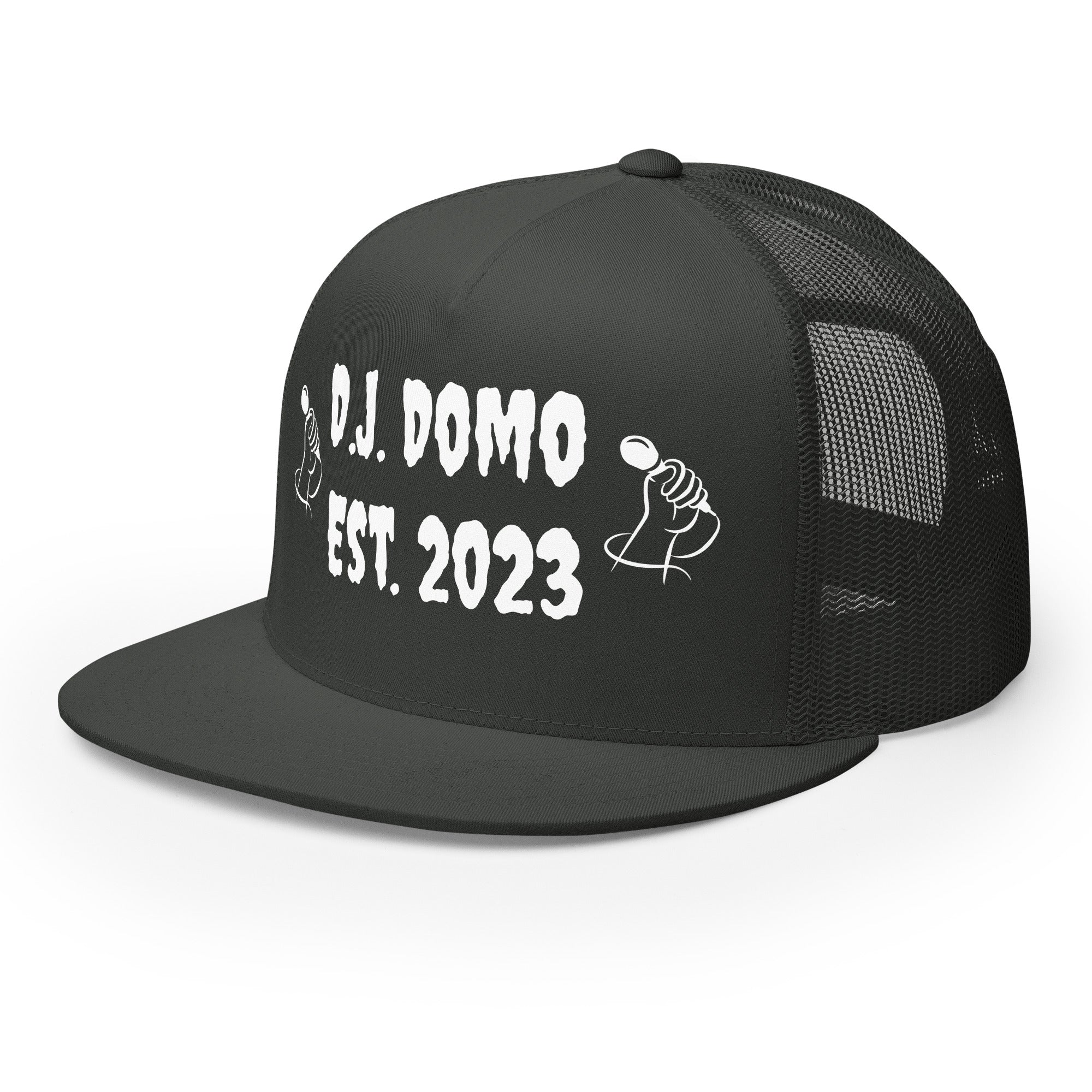 "Mic" Trucker Cap Multi Color/White