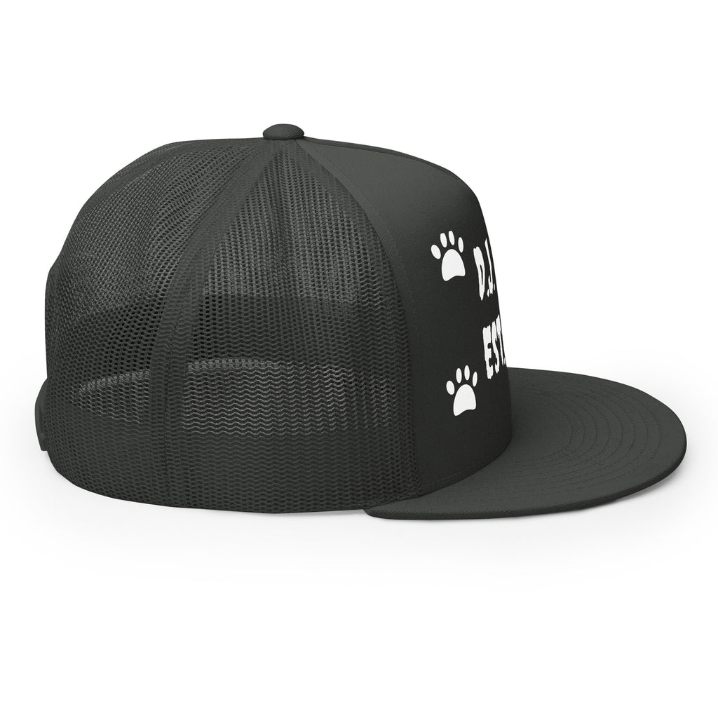 "Dog Paws" Trucker Cap Multi Color/White