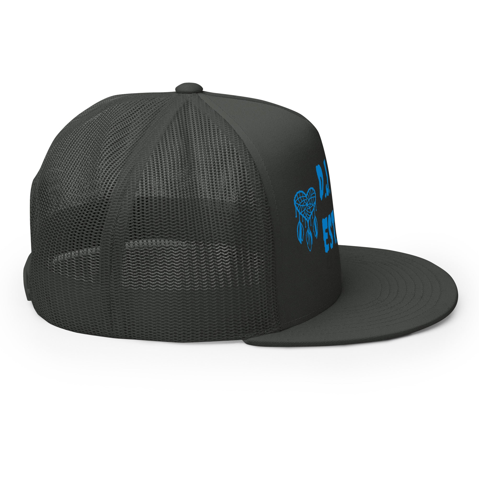 "Heart Catchers" Trucker Cap Multi Color/Light Blue