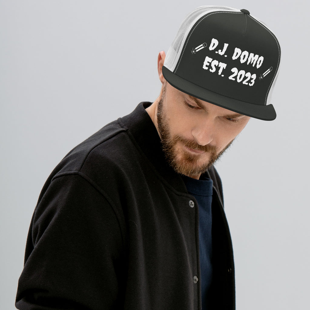 "Writer" Trucker Cap Multi Color/White