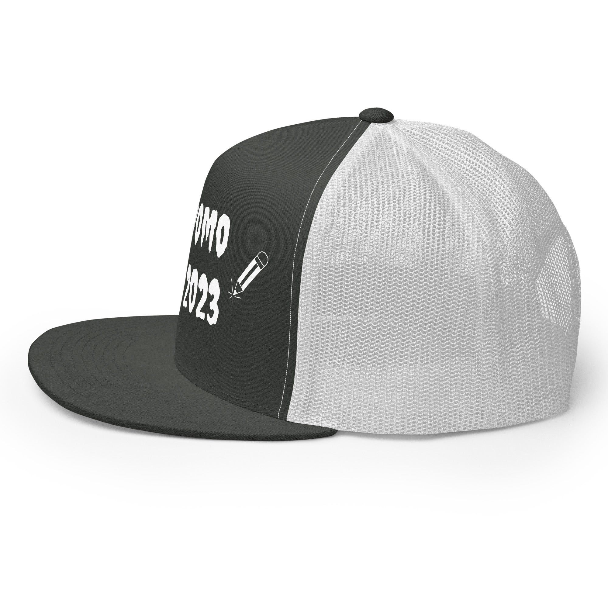 "Writer" Trucker Cap Multi Color/White