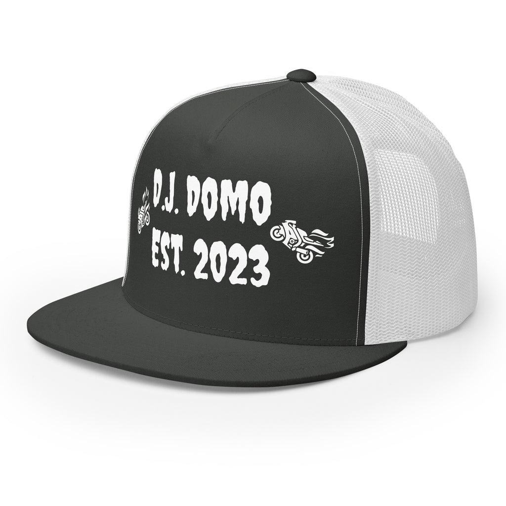 "Biker" Trucker Cap Multi Color/White