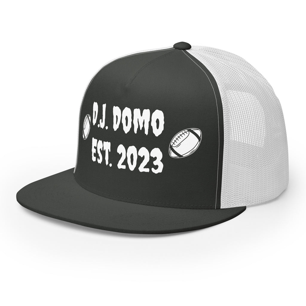 "Football" Trucker Cap Multi Color/White