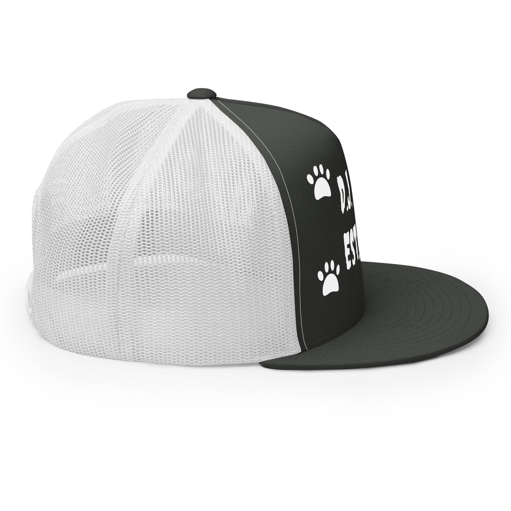 "Dog Paws" Trucker Cap Multi Color/White