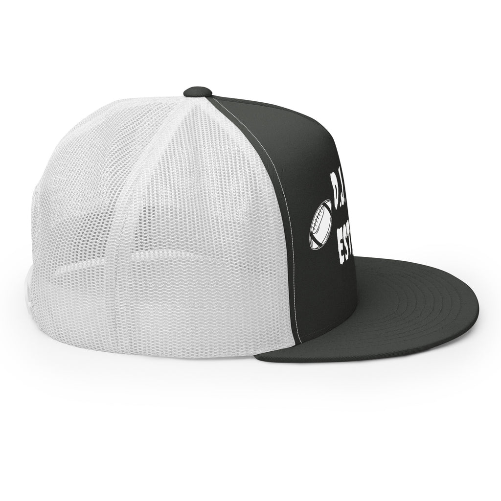 "Football" Trucker Cap Multi Color/White