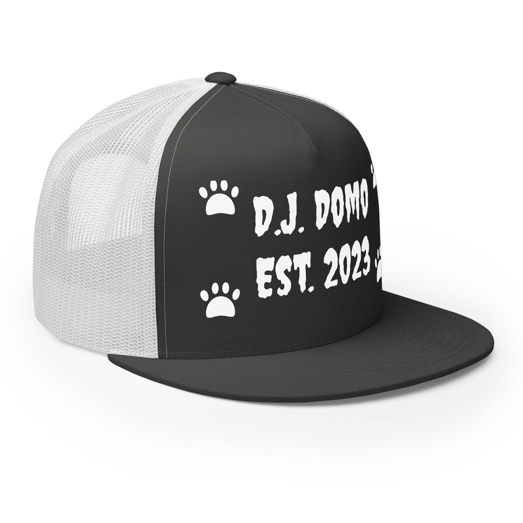 "Dog Paws" Trucker Cap Multi Color/White