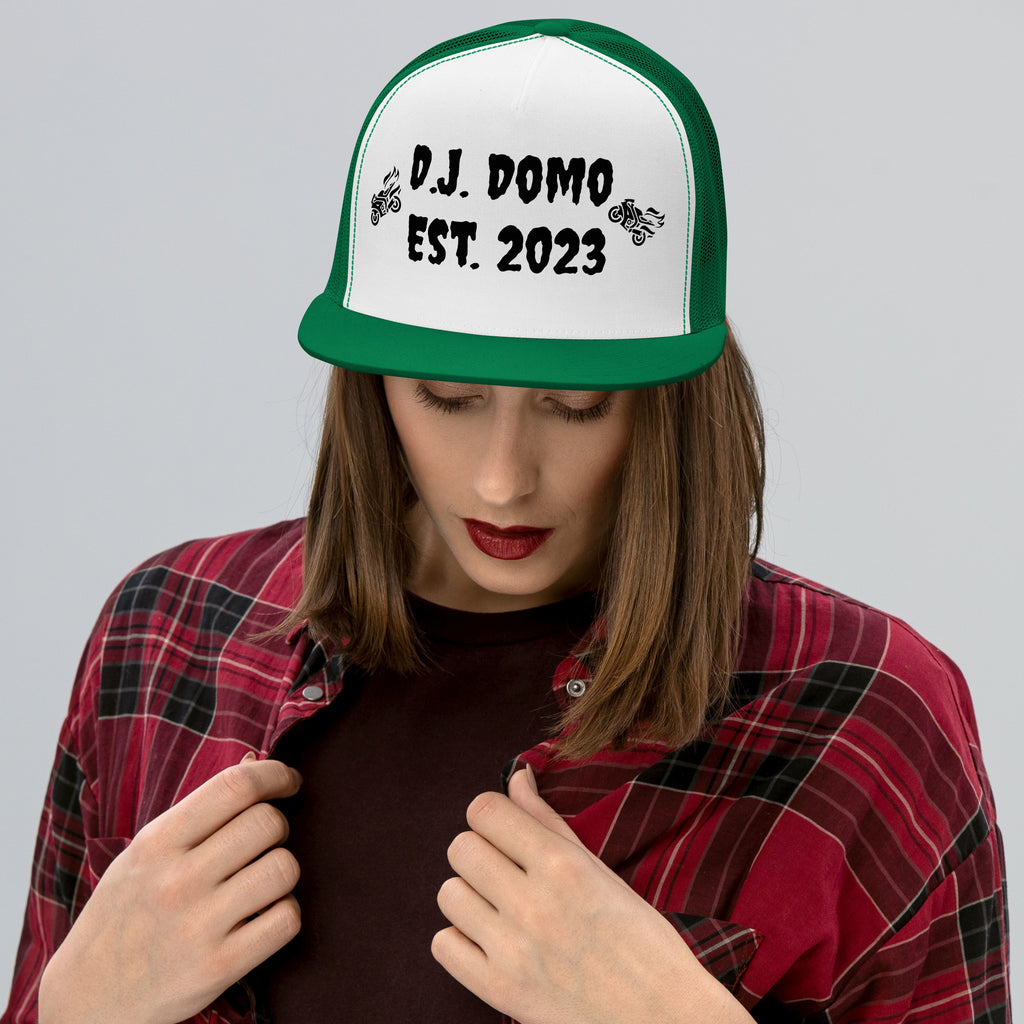 "Biker" Trucker Cap Multi Color/Black