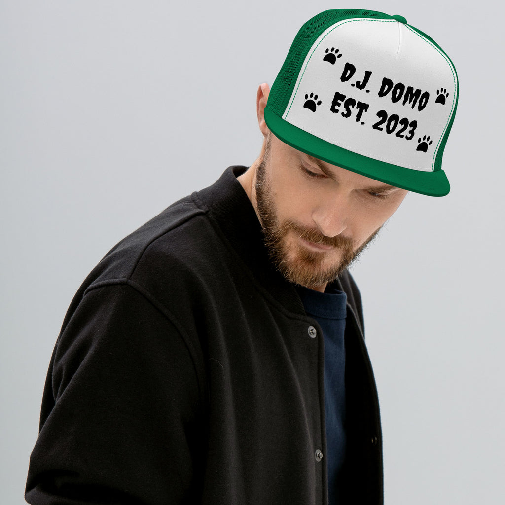 "Dog Paws" Trucker Cap Multi Color/Black