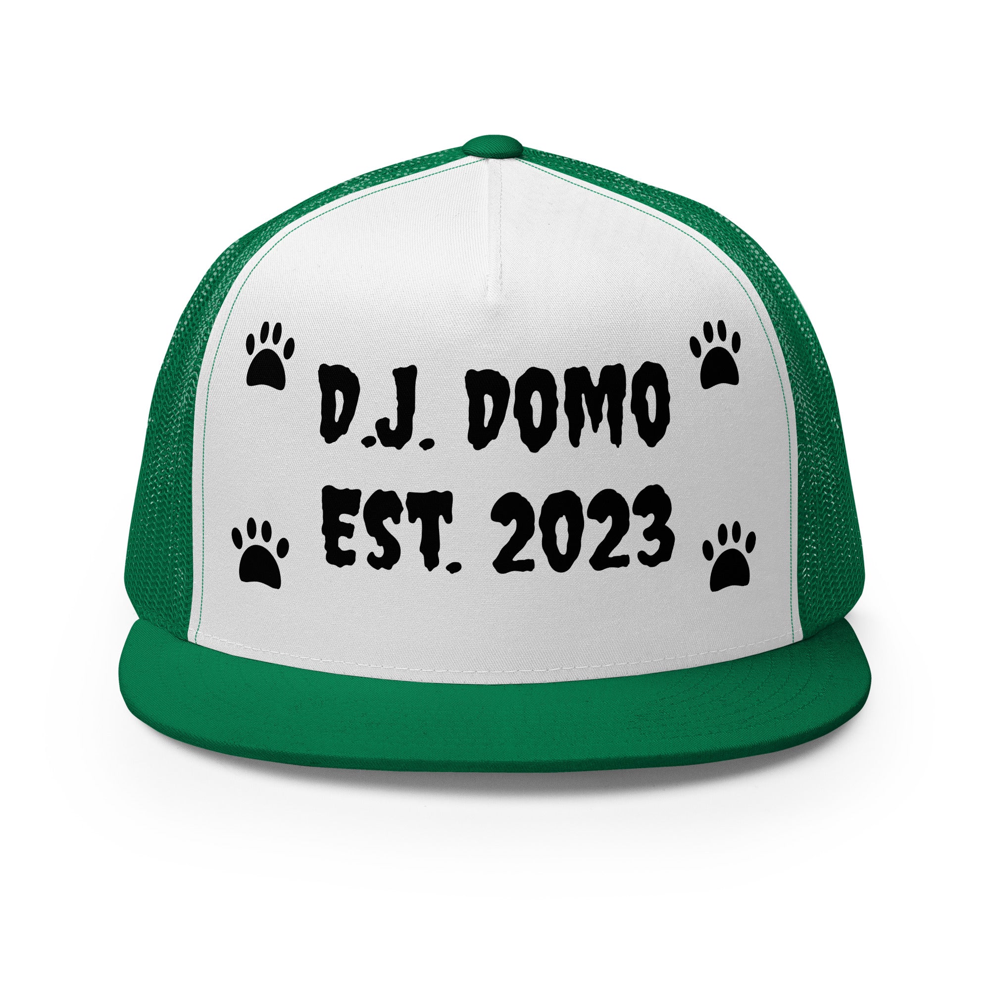 "Dog Paws" Trucker Cap Multi Color/Black