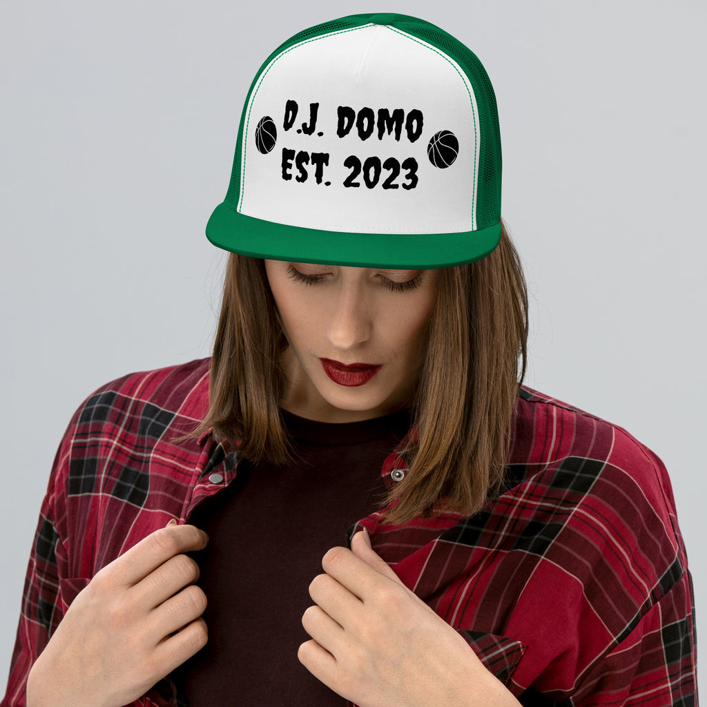 "Basketball" Trucker Cap Multi Color/Black
