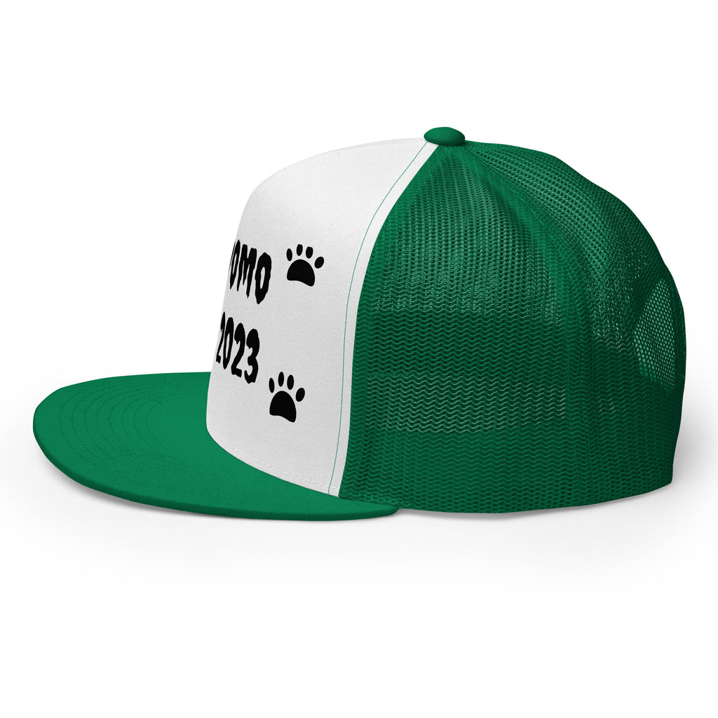 "Dog Paws" Trucker Cap Multi Color/Black