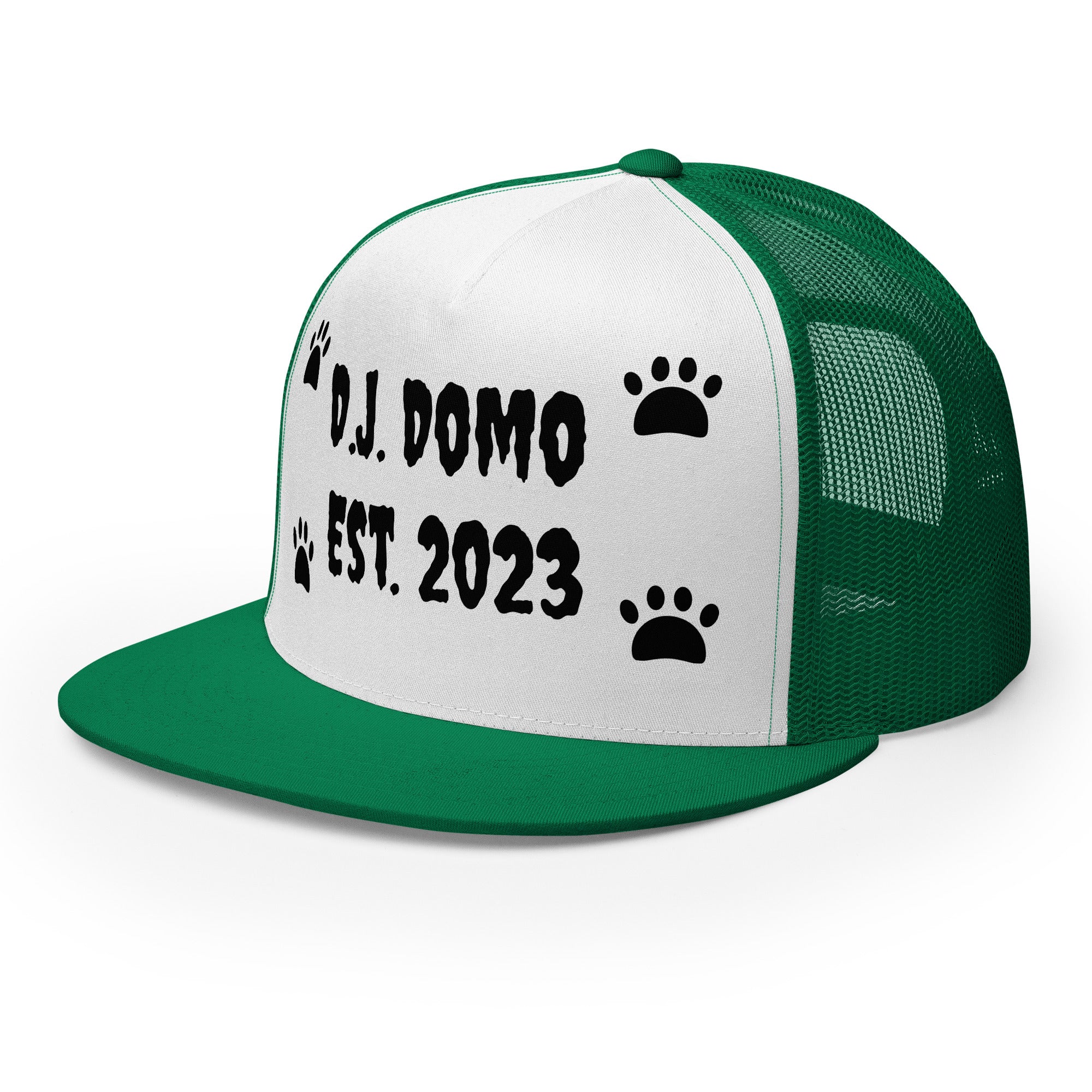 "Dog Paws" Trucker Cap Multi Color/Black