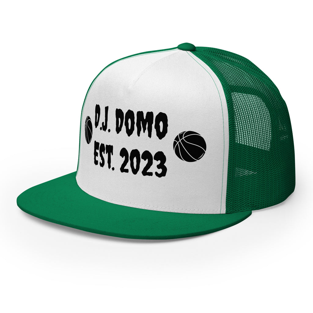 "Basketball" Trucker Cap Multi Color/Black