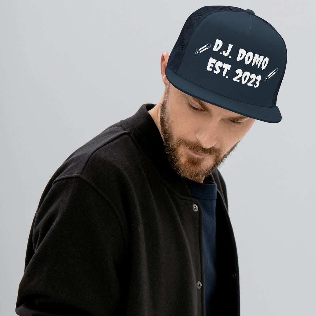 "Writer" Trucker Cap Multi Color/White