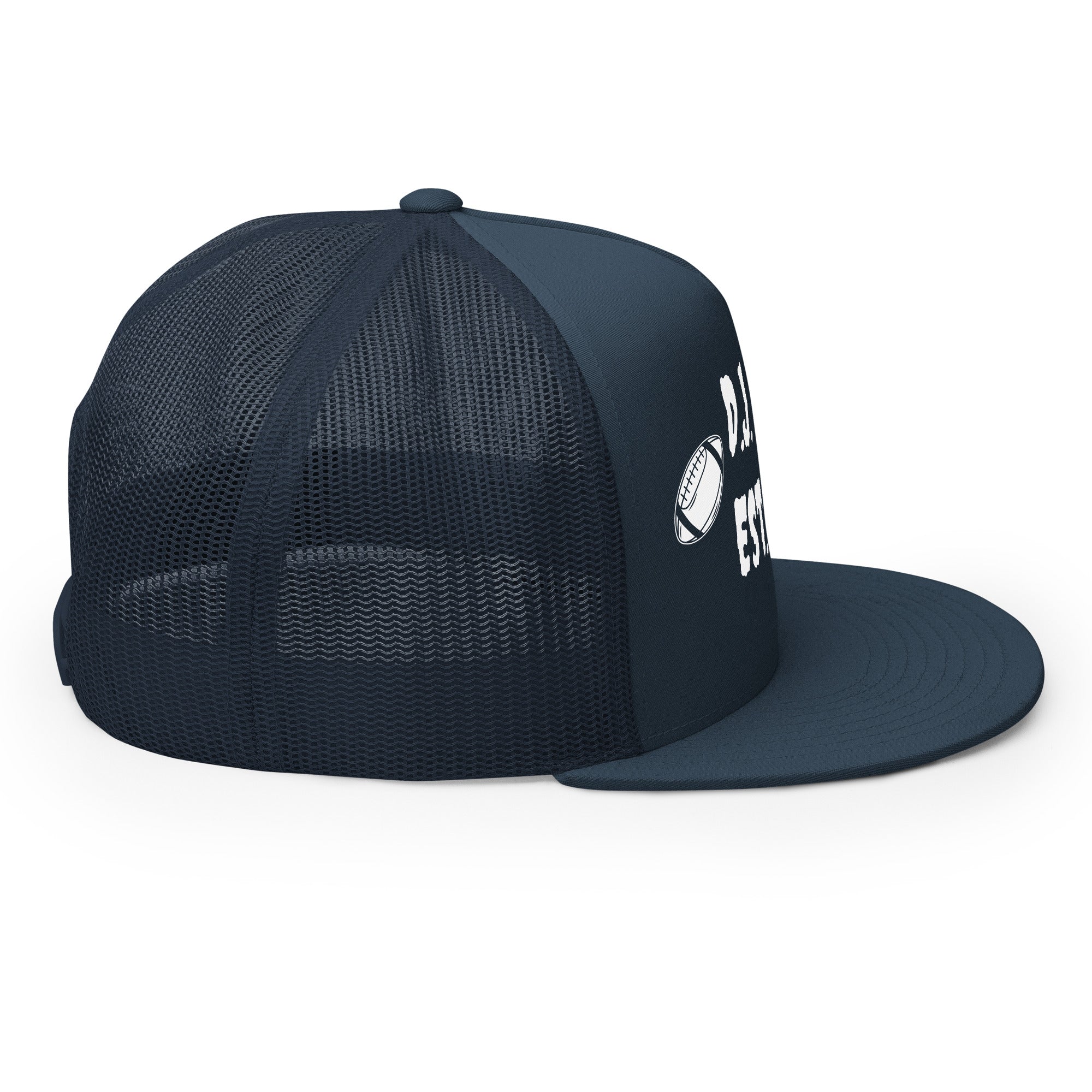 "Football" Trucker Cap Multi Color/White