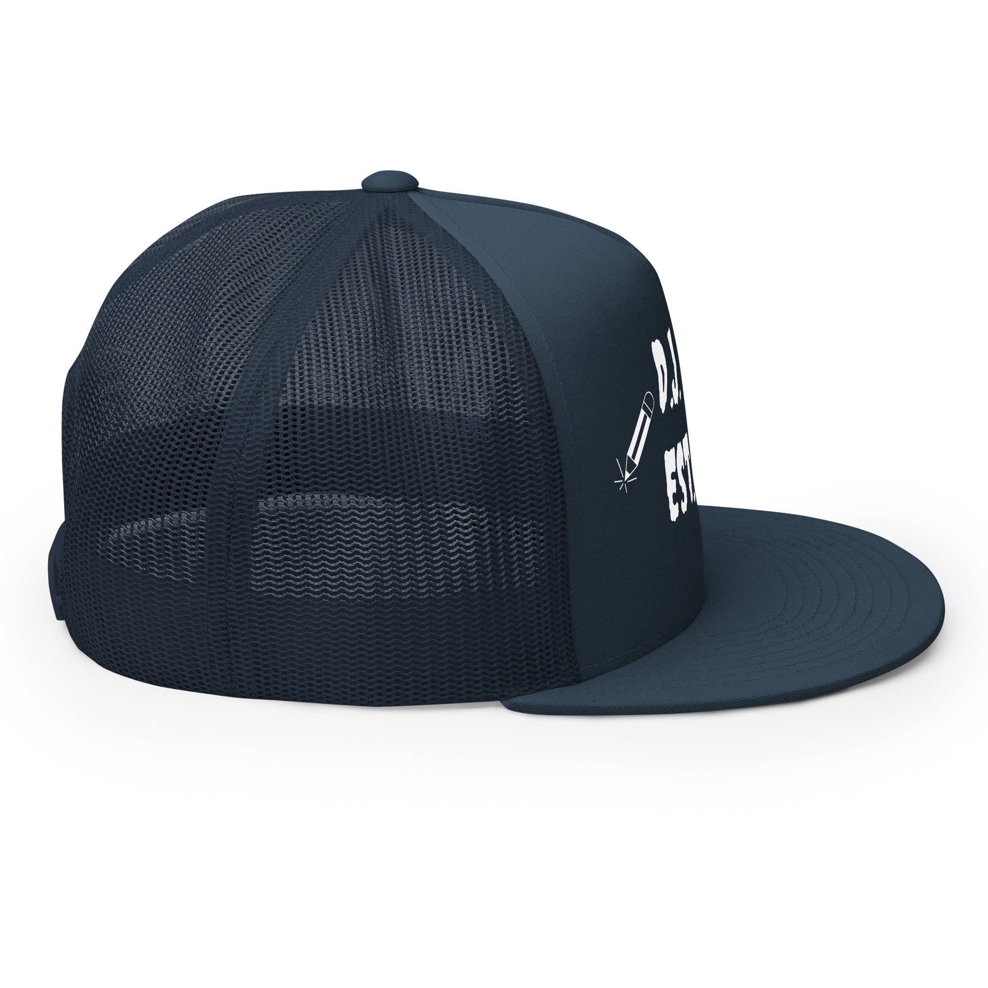 "Writer" Trucker Cap Multi Color/White