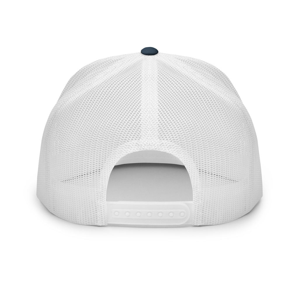 "Football" Trucker Cap Multi Color/Light Blue