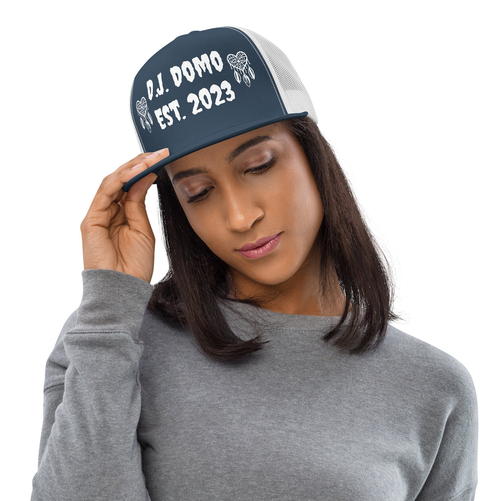 "Heart Catchers" Trucker Cap Multi Color/White