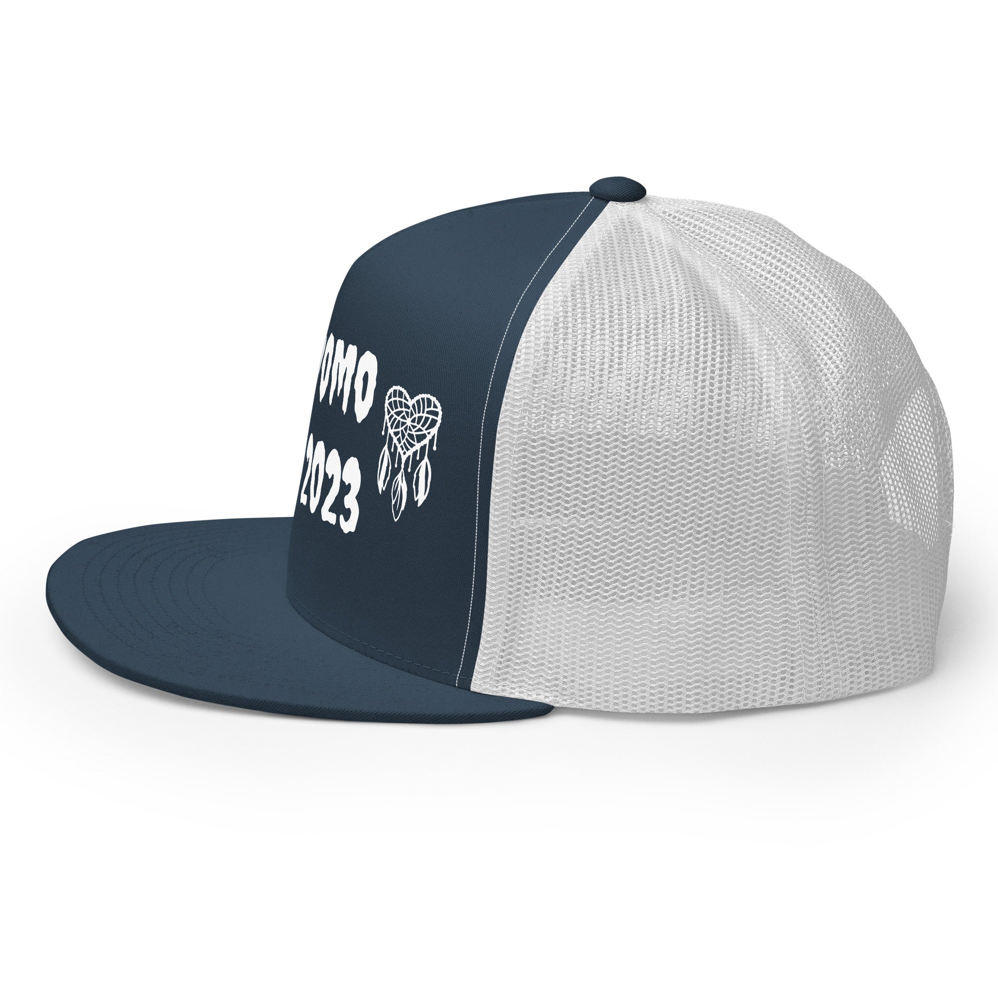 "Heart Catchers" Trucker Cap Multi Color/White