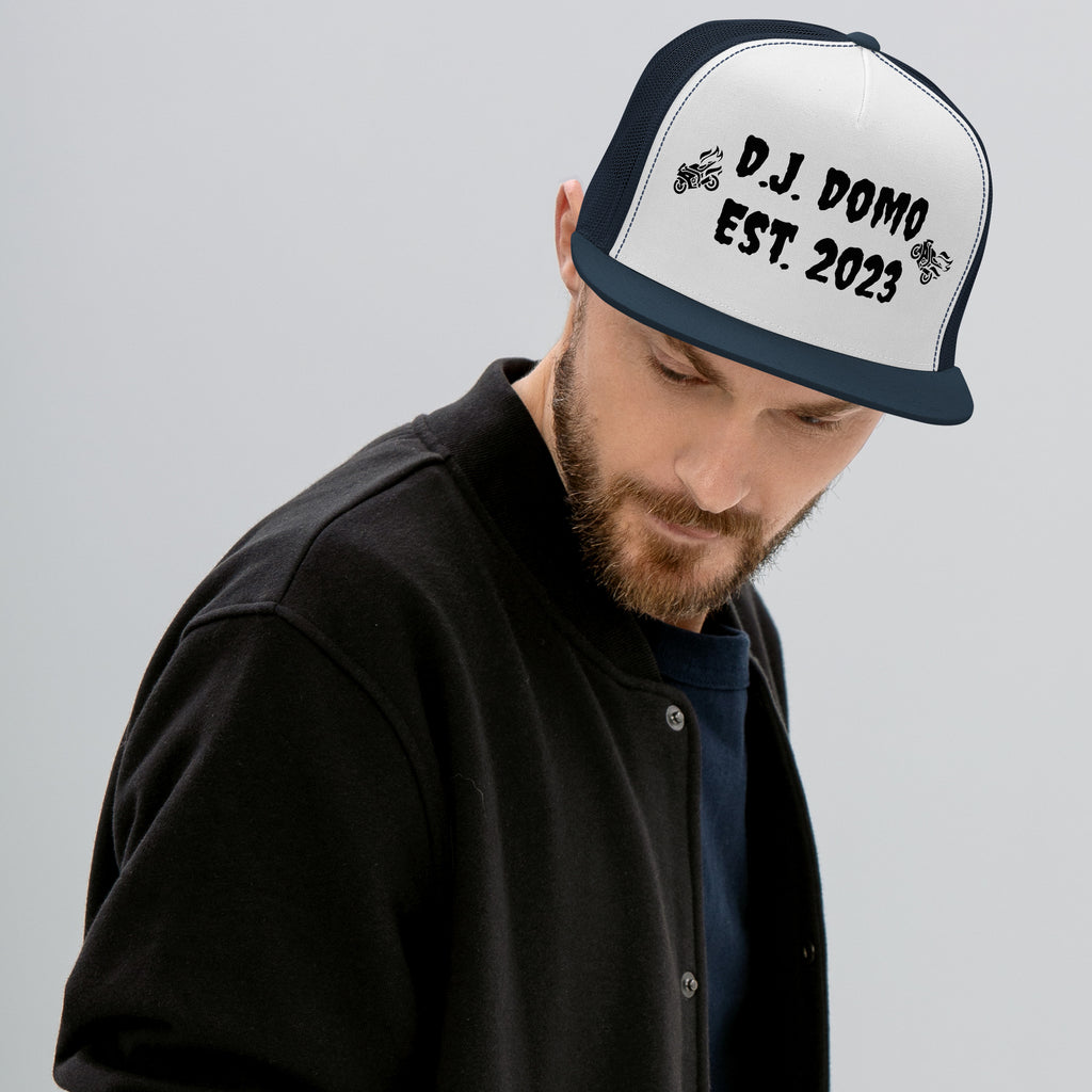 "Biker" Trucker Cap Multi Color/Black